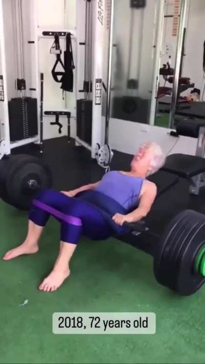 The incredible transformation of a grandmother who started getting fit at 70
