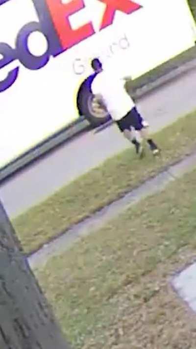 FedEx guy acting a little weird when delivering a package