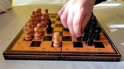 you can't let your opponent know your next move