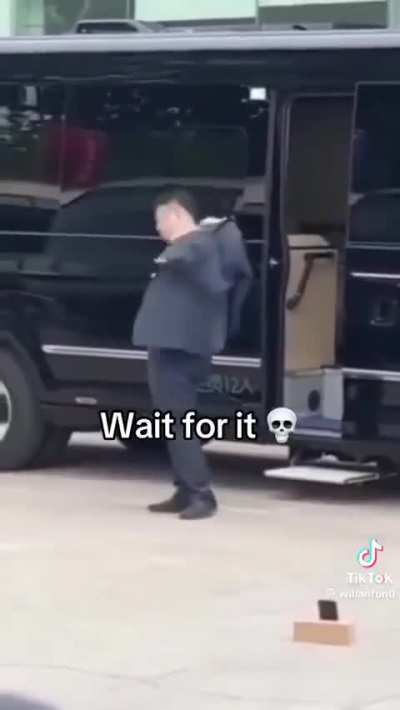 When you try to look cool: