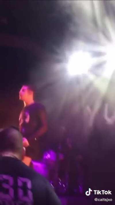Yungblud kicking some rude dudes out of his concert for harassing women