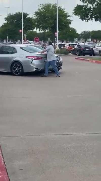 You broke my car!