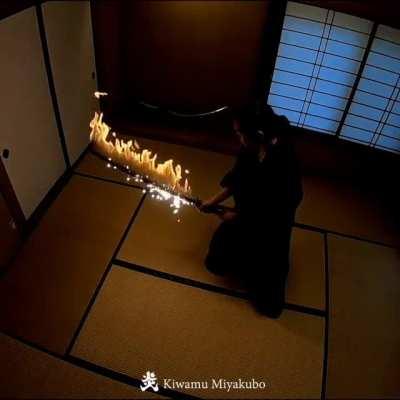 Katana on Fire ?