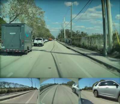 [OC] Everyone lines up early for a lane closure. Am I wrong for using the open lane and zipper merging?