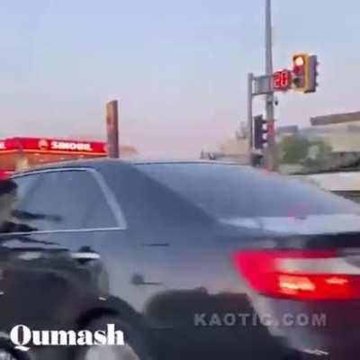 Acting like an idiot in the road Karma