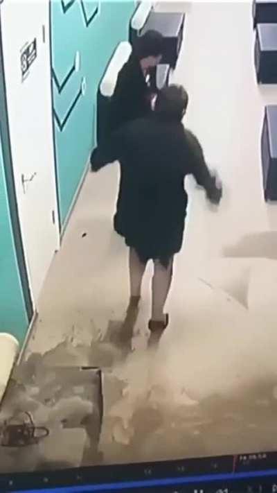 A Russian teacher and her pupil got a disgusting surprise ?