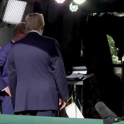 Caught on hot mic — Trump: "[Kim Jung Un] speaks and his people sit-up in attention. I want my people to do the same”