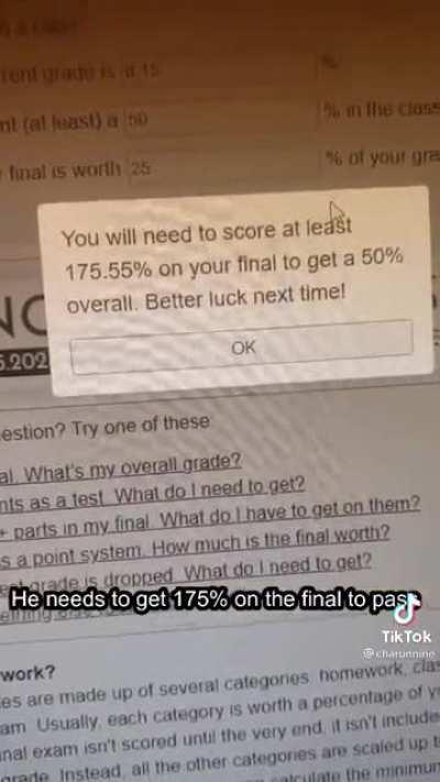 Better luck next time