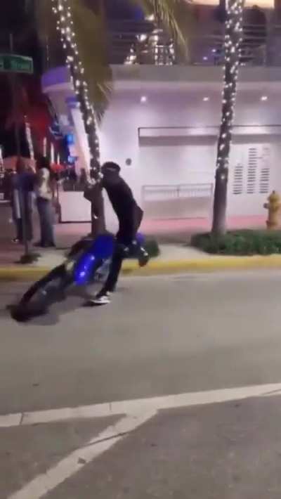 A pack of guys, out for a night time ride