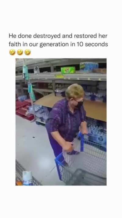 She took it easy