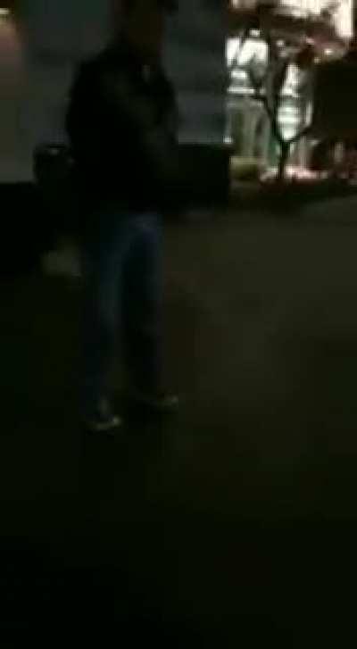 Guy gets shit kicked out of him after calling a Black man the n-word